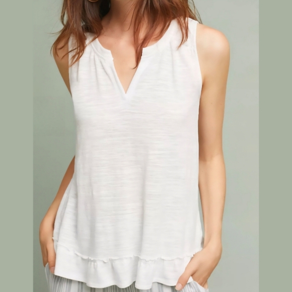 Maeve Poinsot Ruffled-Back Tank - Picture 1 of 9